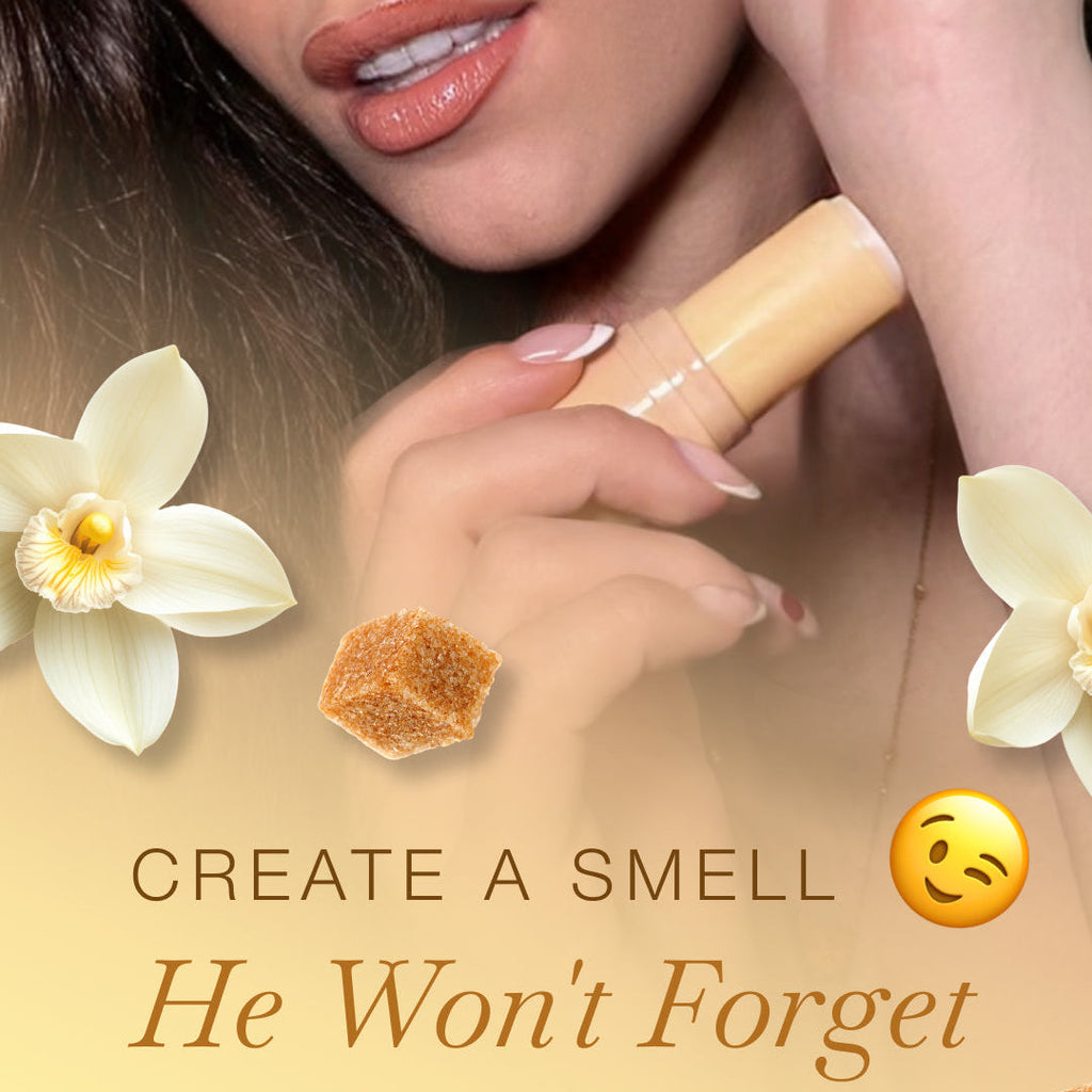 Golden Vanilla Flavored Solid Fragrance Stick Fragrance
